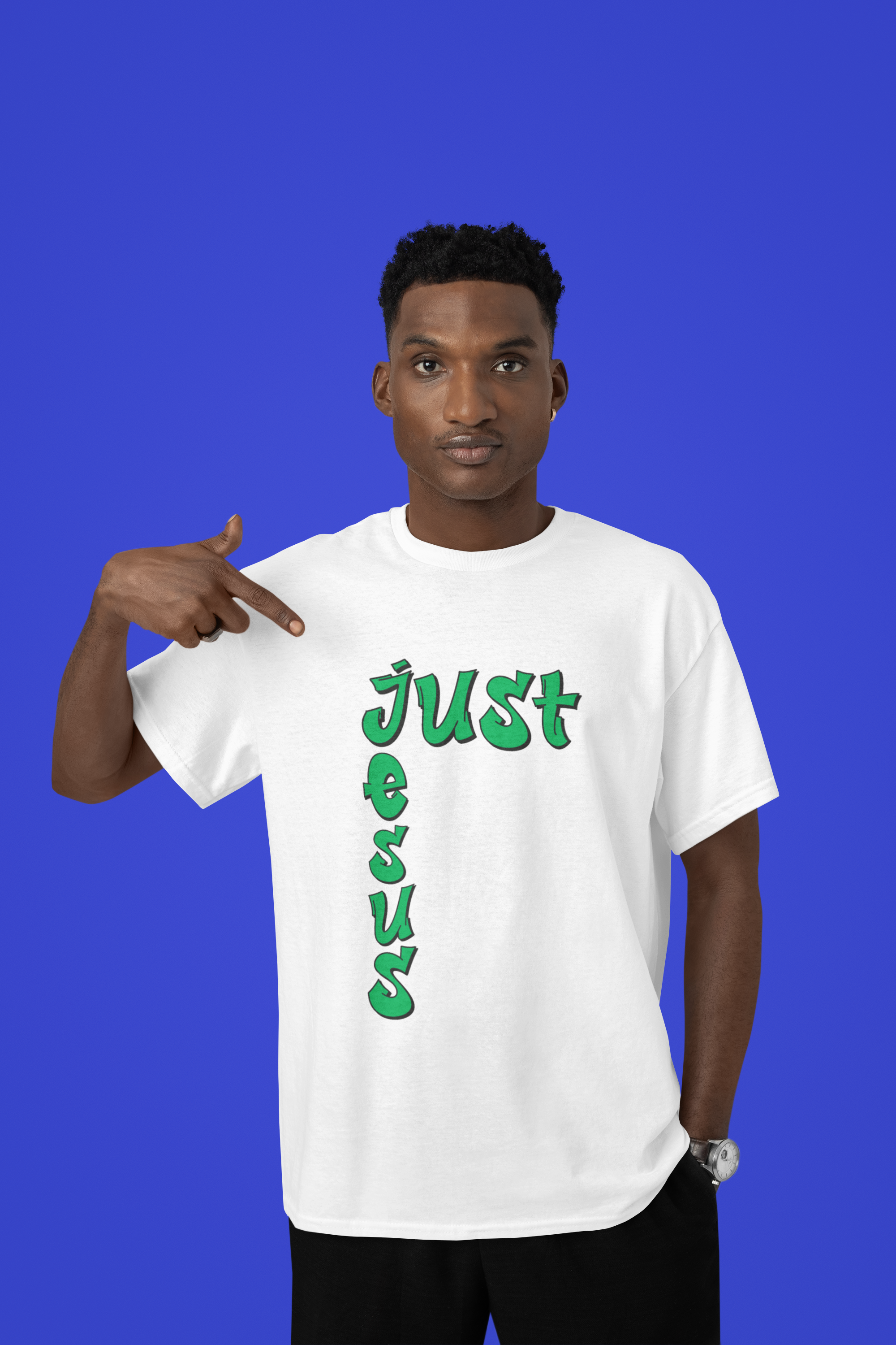 Green Just Jesus logo