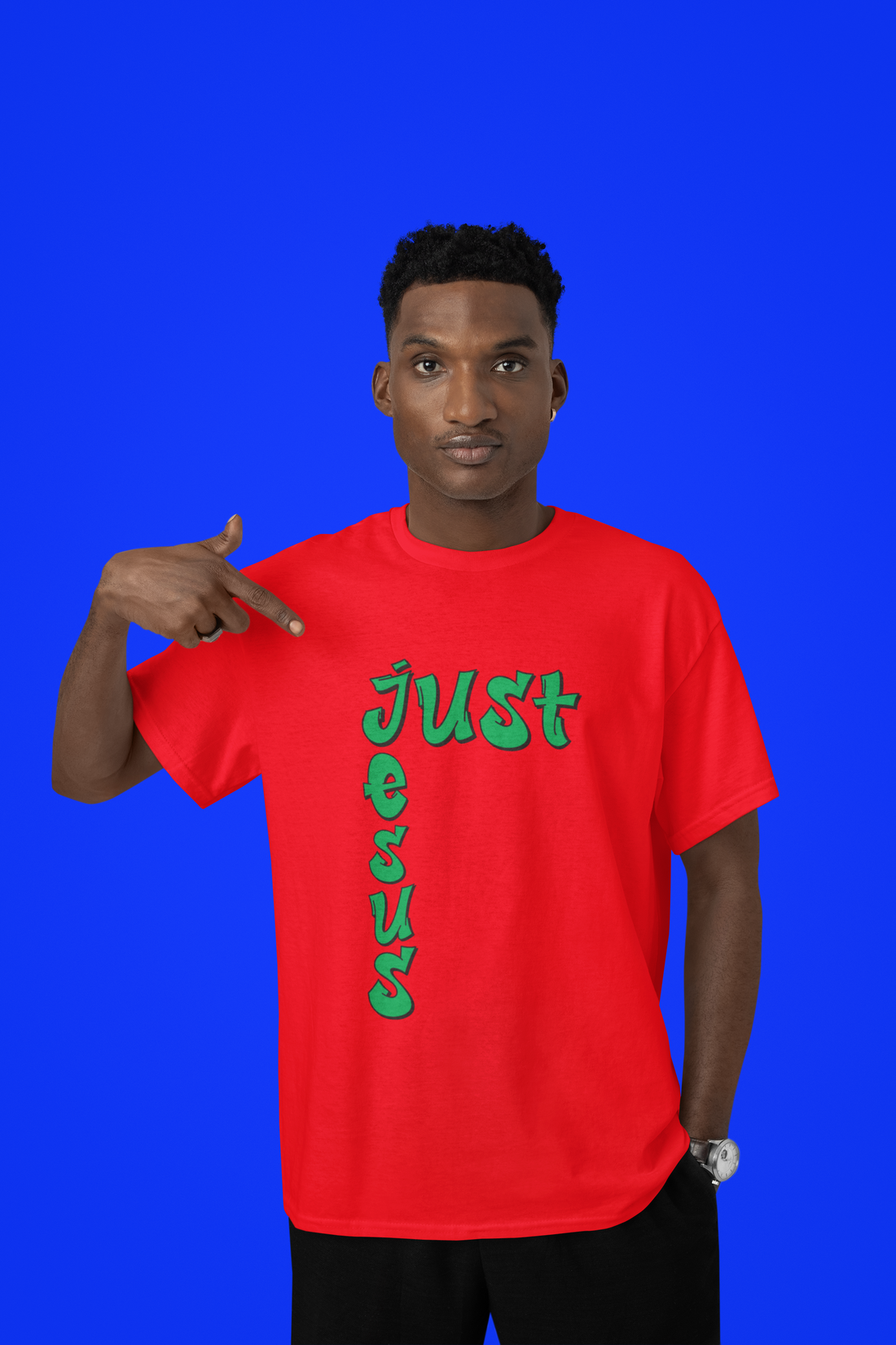 Green Just Jesus logo
