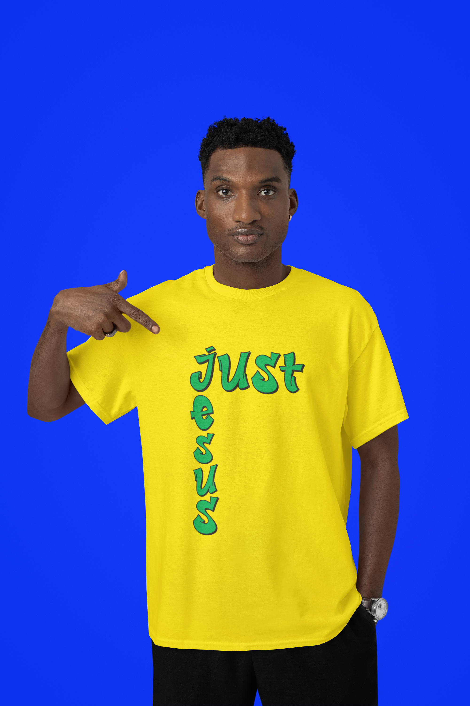 Green Just Jesus logo