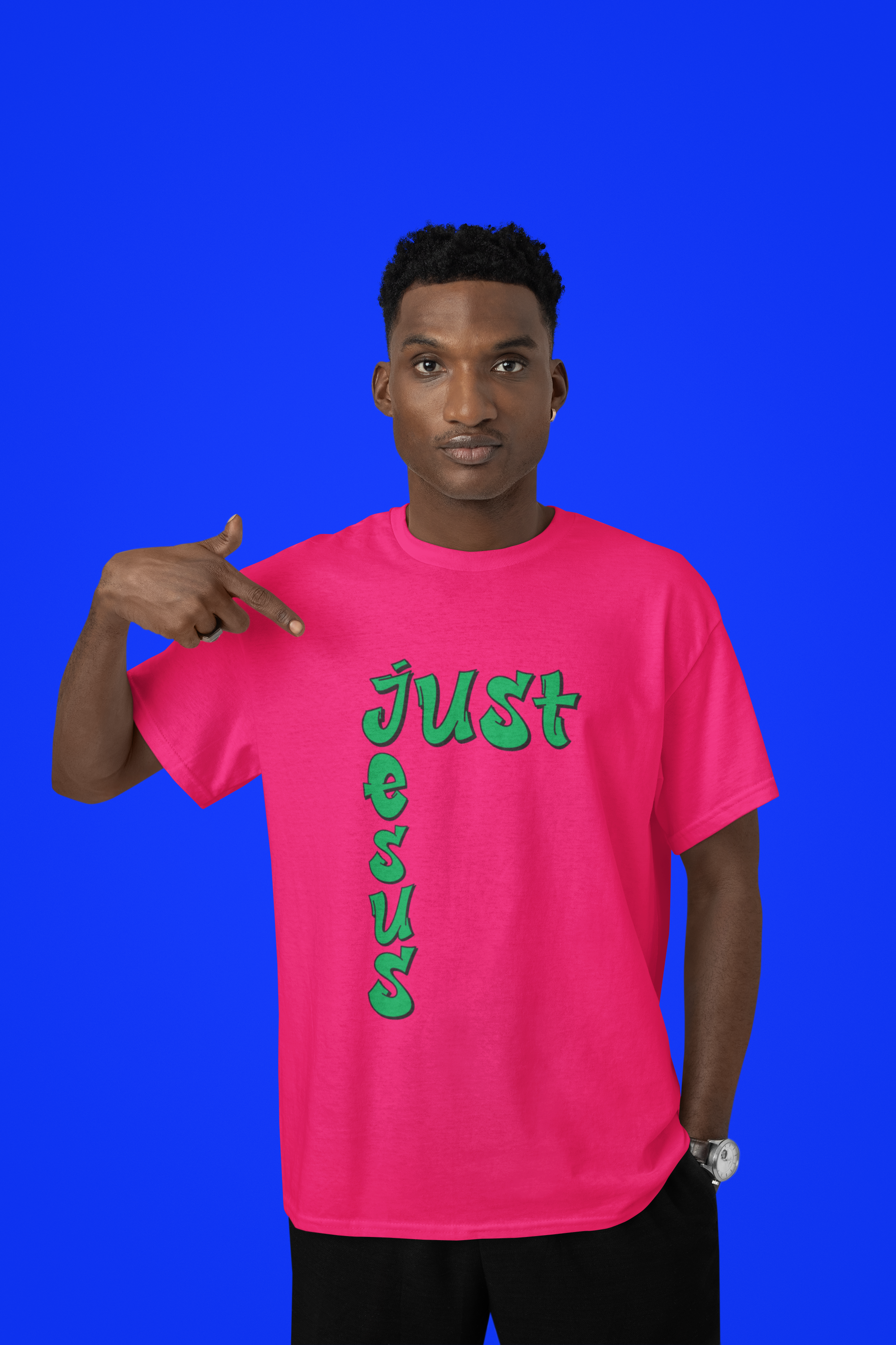 Green Just Jesus logo