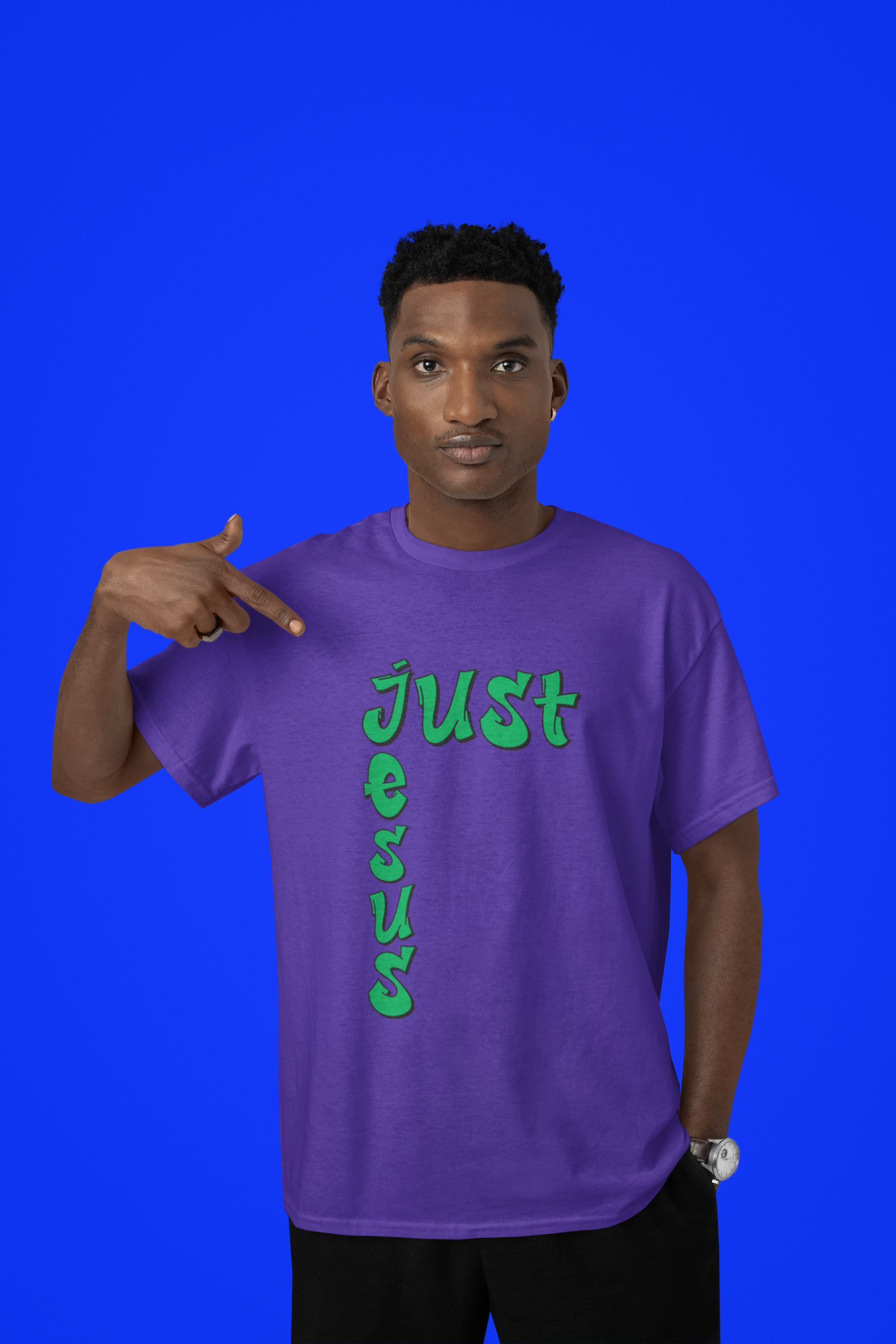 Green Just Jesus logo