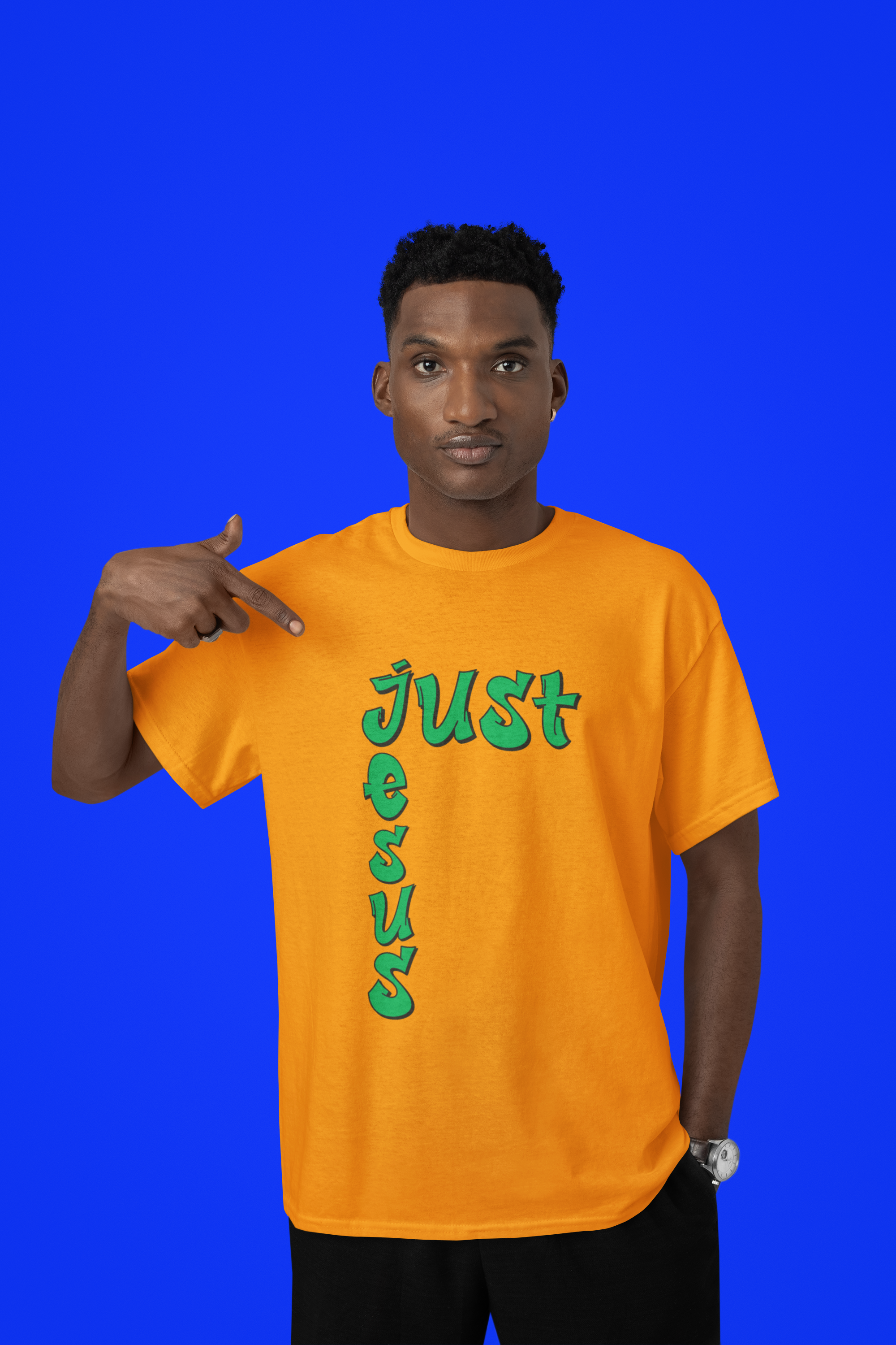Green Just Jesus logo