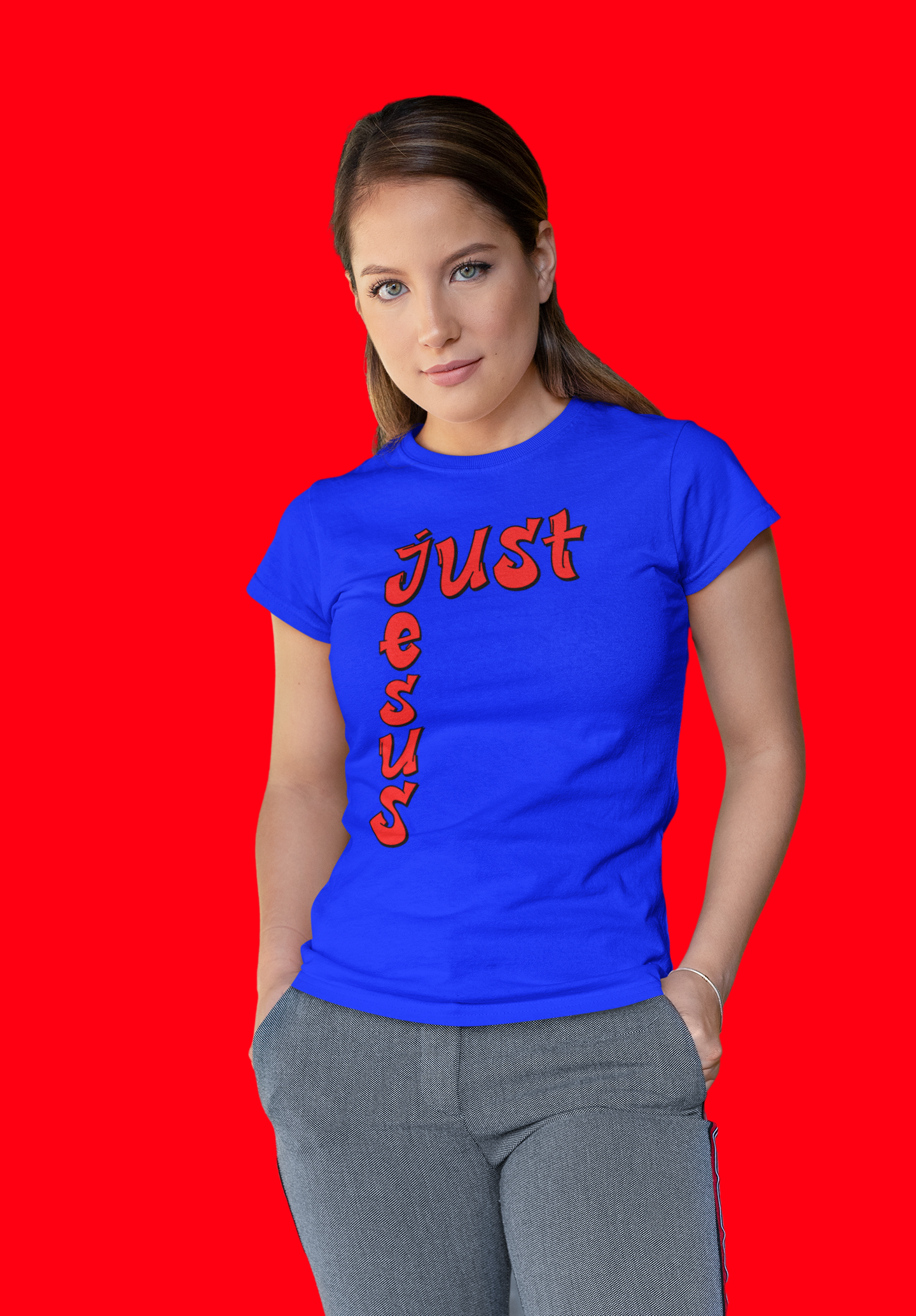 Red Just Jesus logo