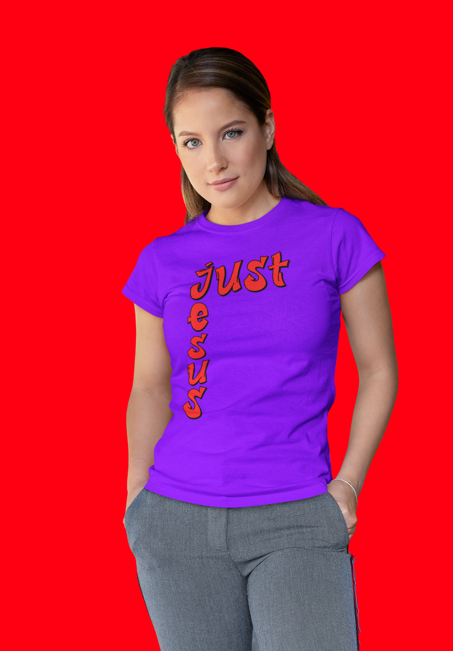Red Just Jesus logo