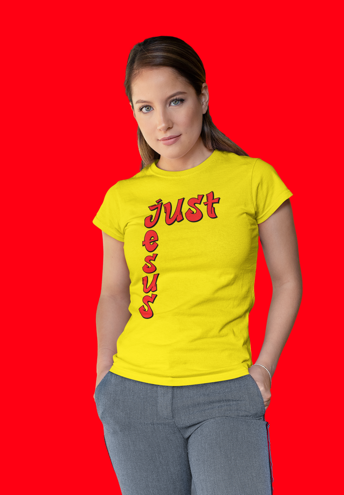 Red Just Jesus logo